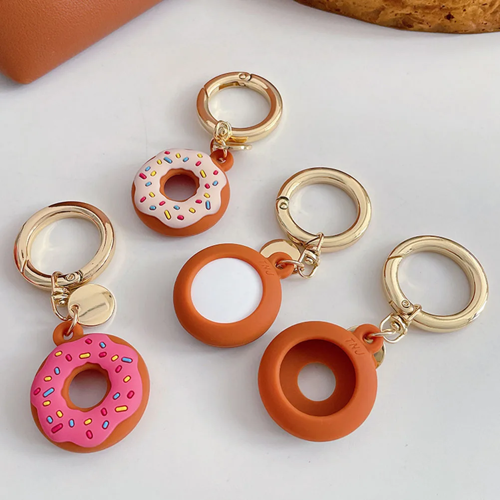 

Donut Shaped Silicone Protective Case For Tracer Locator Wear Resistant Durable Anti-Collision Lightweight Stylish