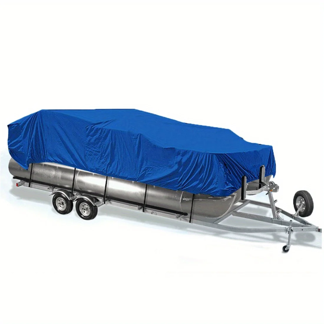 

21-24FT Boat Cover - Heavy Duty Trailerable Boat Cover for Pontoon Boats Beam up to 102 Inch Dark Blue