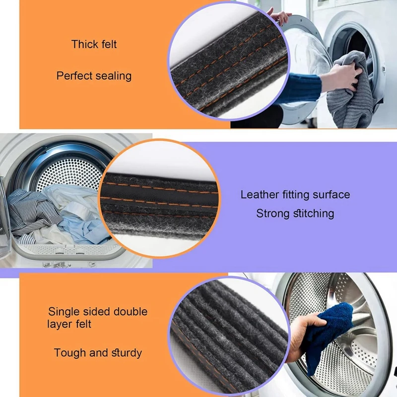 Kit de joints de tambour en feutre pour sèche-linge, pièces de rechange pour Whirlpool Kenmore Maytag Kitchenaid Amana Crosley, mise à niveau W10116irt