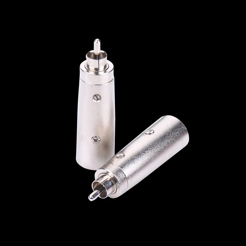 3 контакта XLR штекер к штекеру RCA стандартный кабель микшер аудио адаптер