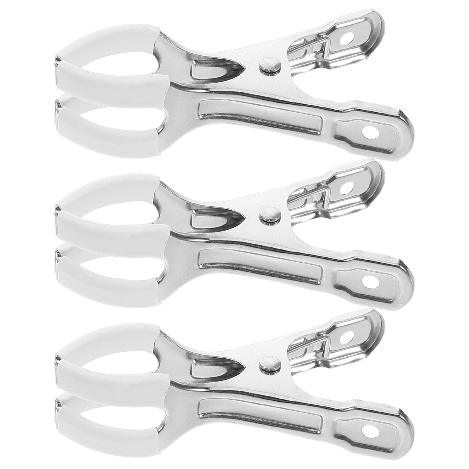 

3pcs Clarinet Creasing Clip Musical Instrument Repair Tools Silver Stainless Steel Indentation Clips for Saxophone Flute
