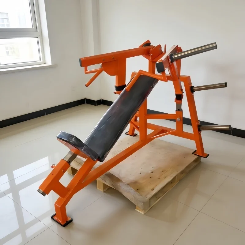Commercial Plate Loaded Incline Chest Press Machine for Upper Body Strength Training Gym Equipment