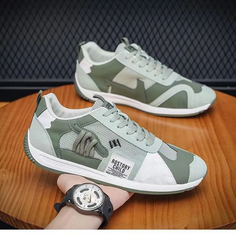 

Мужская спортивная обувь, весенняя парусиновая обувь, увеличивающая рост, легкая повседневная обувь с нескользящей мягкой подошвой