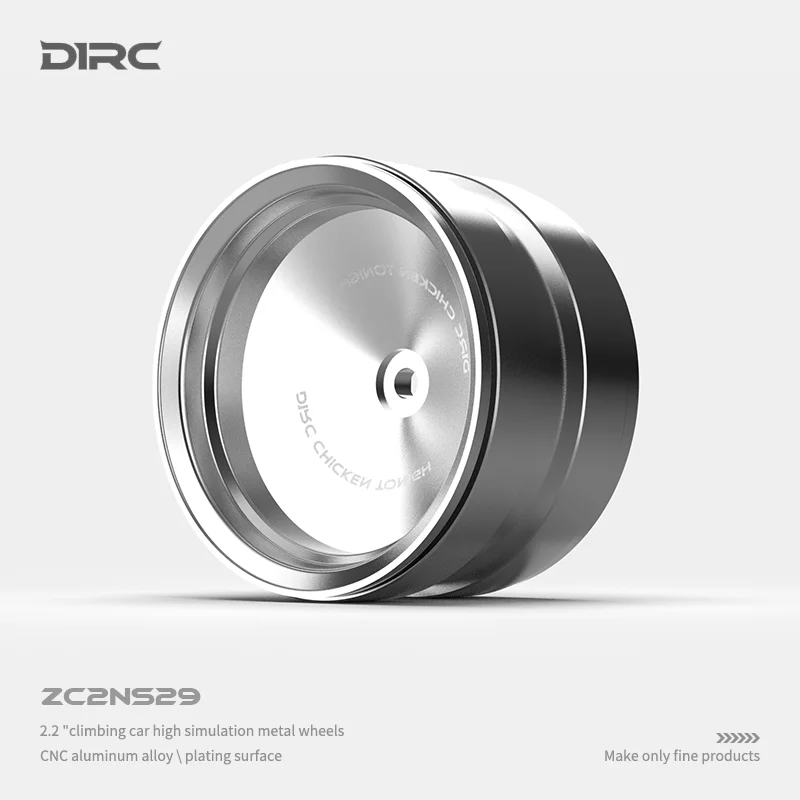 

D1RC 2.2 Inch Weight 95g Aluminum Alloy Metal Climbing Car Simulation Wheel Hub SCX10 Third Generation TRX4
