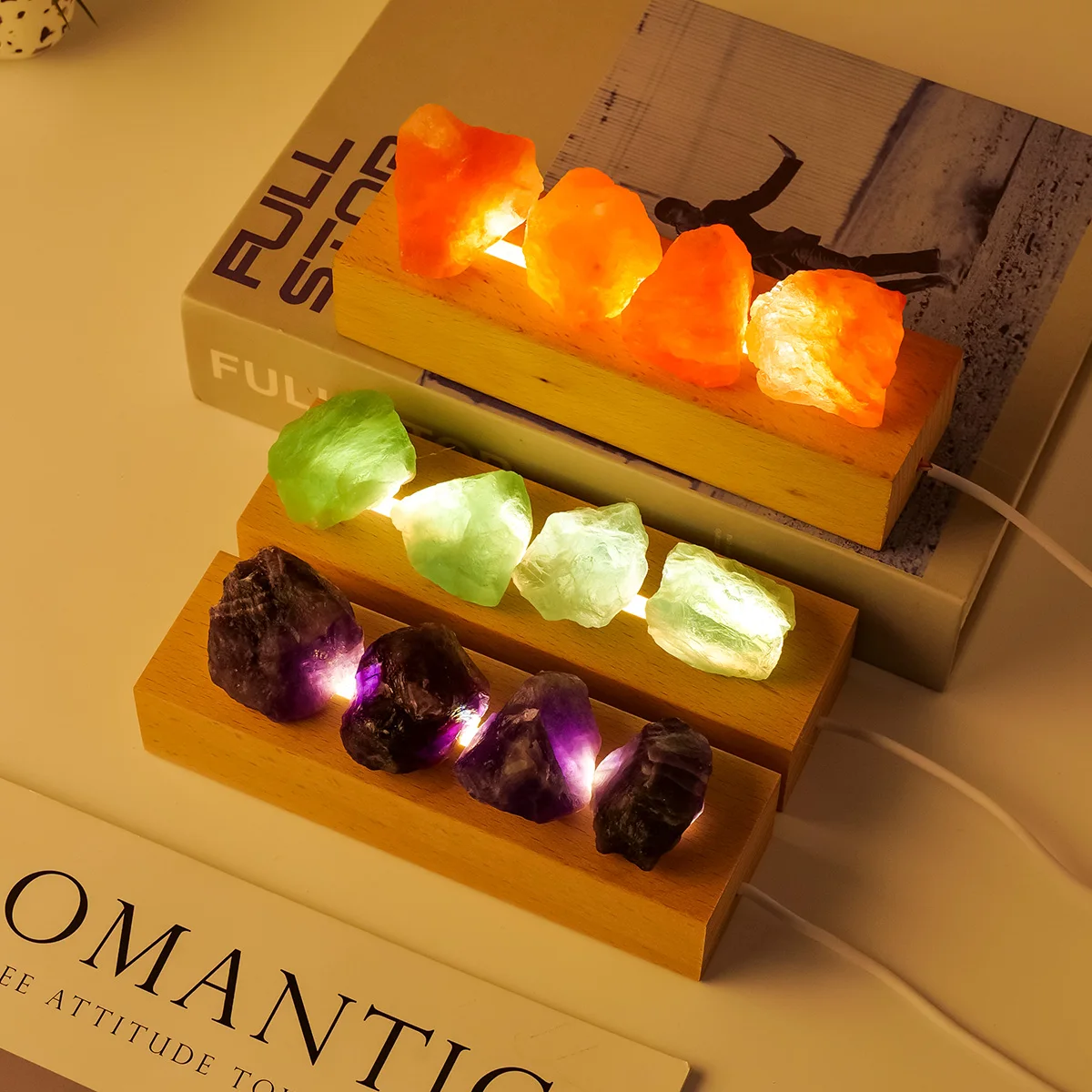 Natural Crystal Night Light 3
