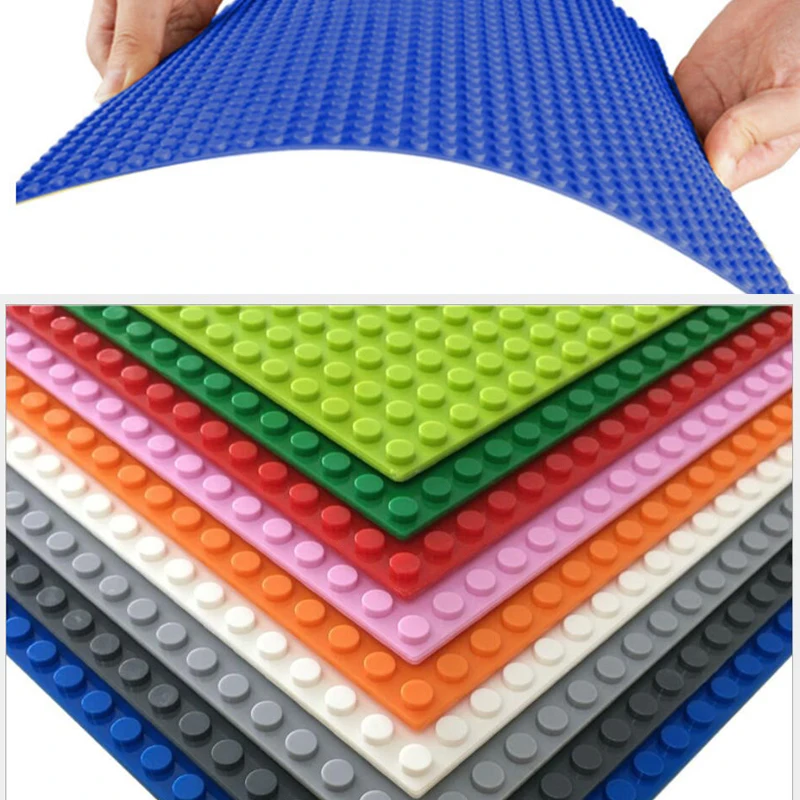 Marumine-ビルディングブロック,ベースプレート,日曜大工の部品,古典的なmocレンガ,教育建設アクセサリー,50x50ポイント,5050