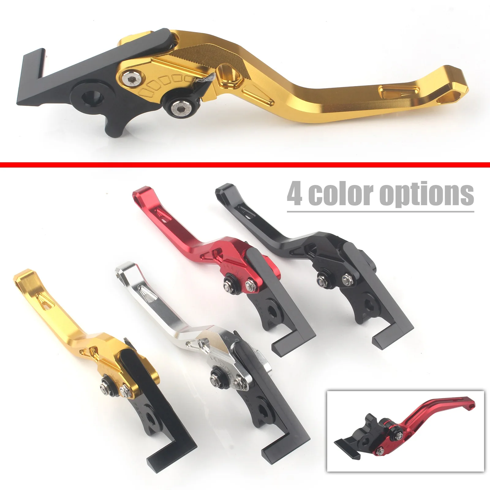 Motorcycle Brake Levers Motor Accessories Foldable Adjustable Clutch Lever CNC Aluminum For Honda C125 Super Cub 2019-2023