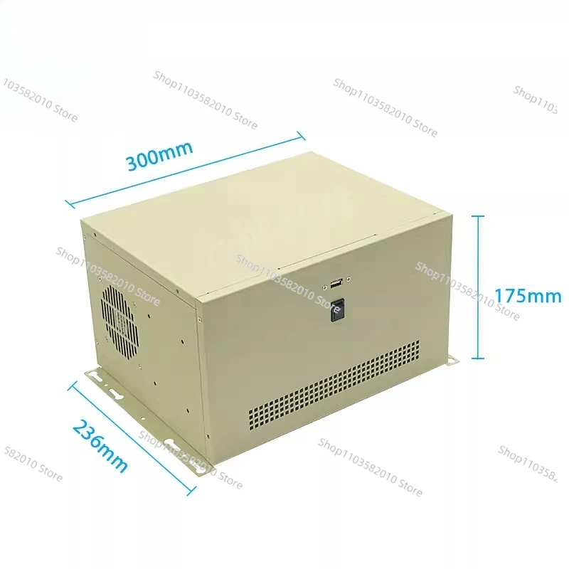 4-Slot wall-mounted industrial computer numerical control equipment 4U industrial control server view 2