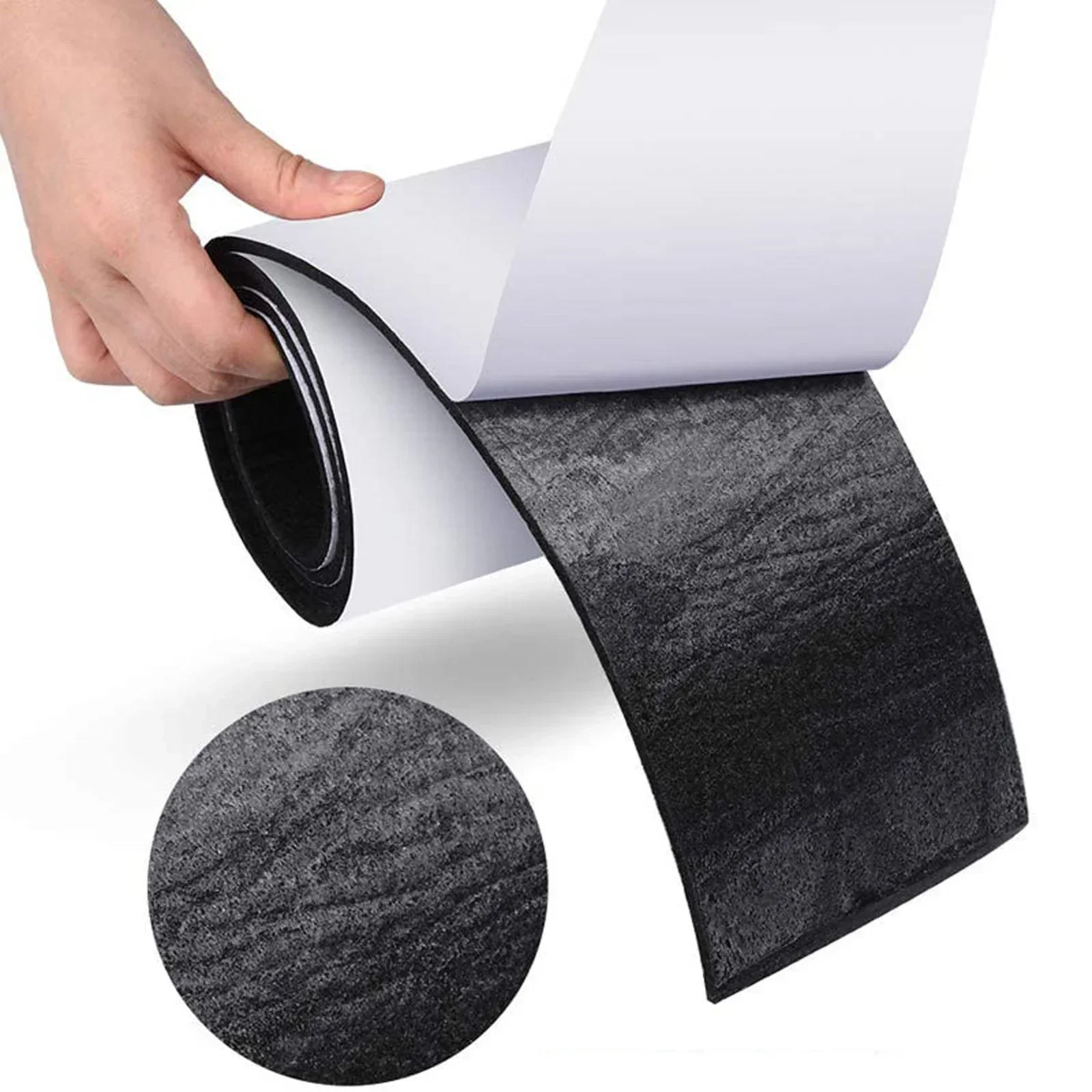 Backed Adhesive Felt Strip Furniture Protection Mat Protective Table and Chair Foot Mat Anti Slip and Sound Insulation Felt Roll