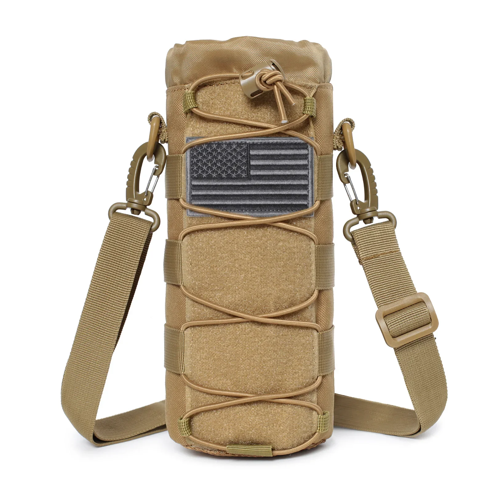 Maymii MOLLE Wasserflaschenhalter – Verstellbarer Flaschenbeutel Für Rucksack & Gürtel, 0,5-1,5 Liter