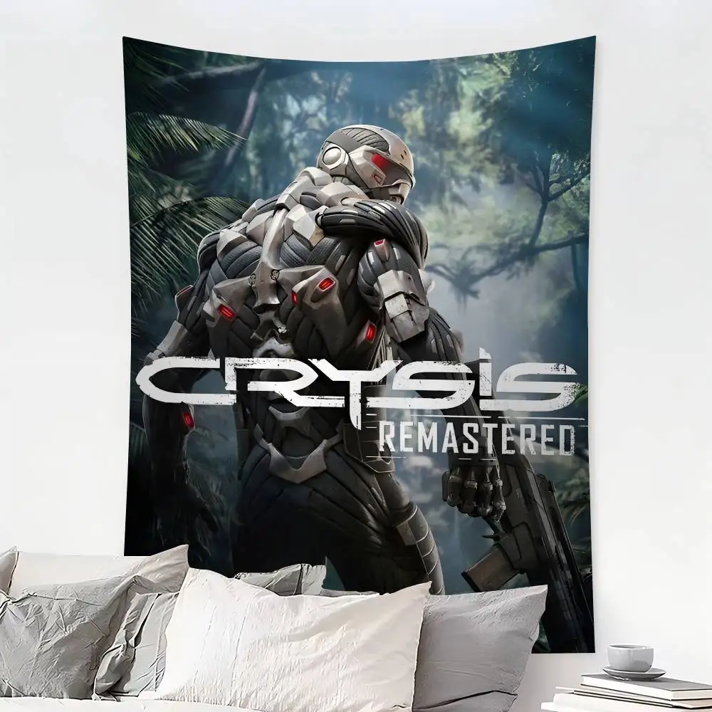 لعبة C-Crysis Art أنيمي نسيج الفن الخيال العلمي غرفة ديكور المنزل جدار ديكور فني #2