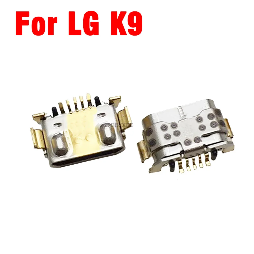 

50 / 100PCS For LG K9 X210 LM-X210EM LMX210EM Charging Micro USB Port Connector Connector Jack Micro USB Socket Charger