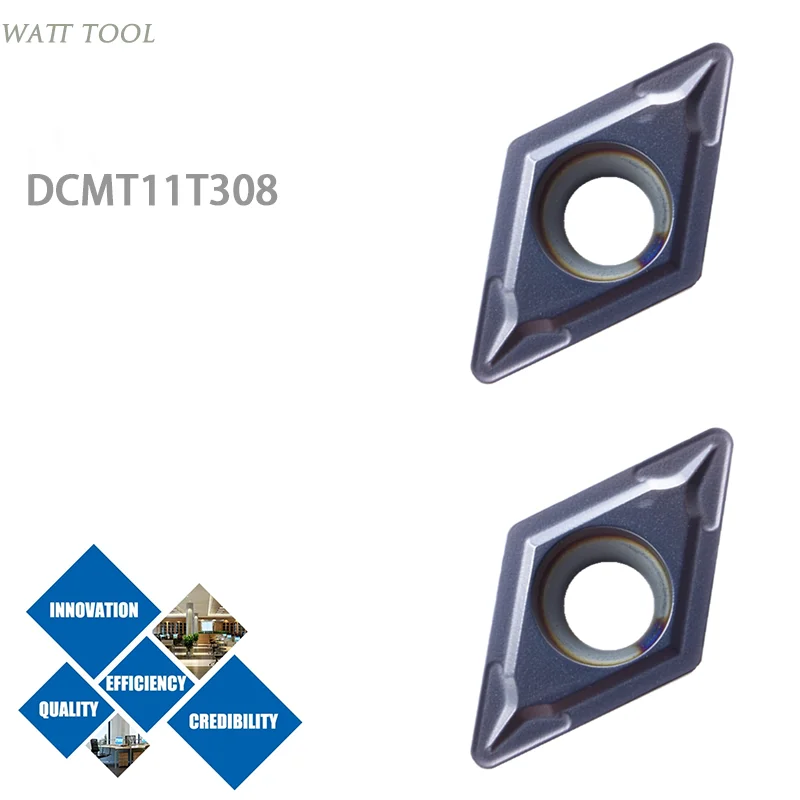 10pcs DCMT11T308-HM General Turning Inserts Cemented carbide and cermet inserts