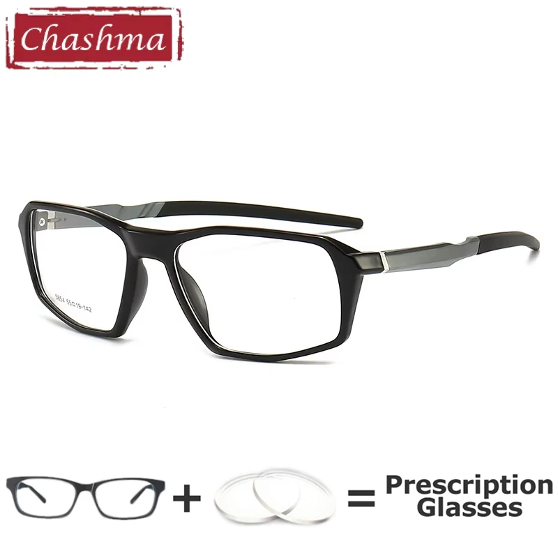 Spring Hing Men Sport Glasses Prescription Lens Myopia Optical Recipe Reading Glasses Photochromic Anti Blue Ray Spectacle Male
