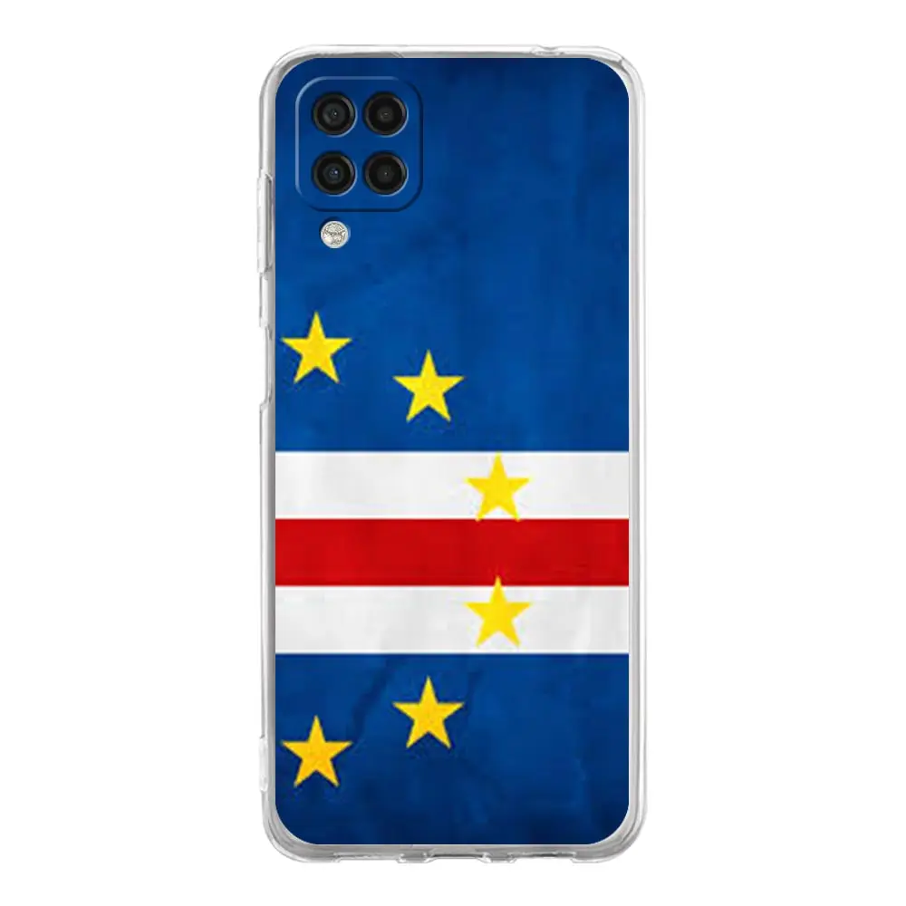 حافظة لهاتف سامسونج جالاكسي A13 A33 A35 A55 A73 A53 A23 A51 A71 A21S A72 A31 A41 A05s A03S A15 A25 5G غطاء كيب فيردي العلم #2