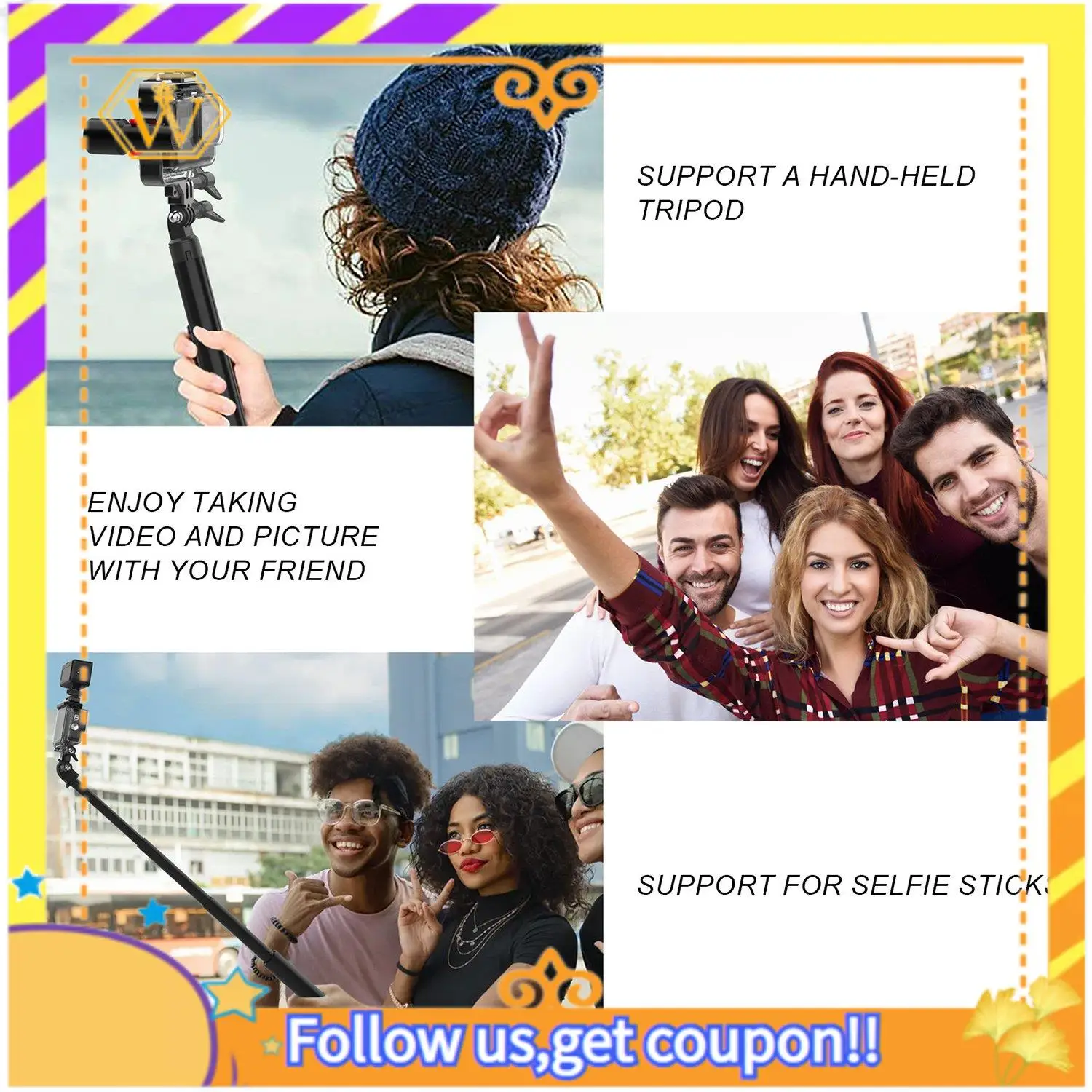 mais-recente-moldura-de-metal-para-luz-de-mergulho-com-montagem-de-sapata-fria-para-gopro-hero-11-10-9-8-7-dji-action-3-acessorios-de-camera-montagem