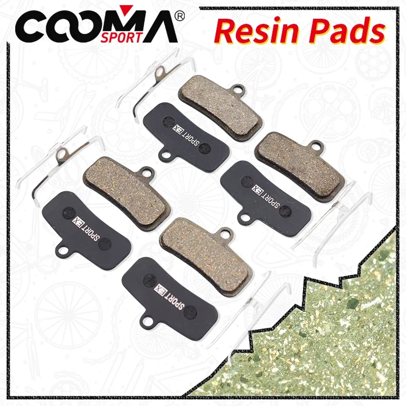 4 Pairs of Bicycle Disc Brake Pads for SHIMANO XTR, XT, ZEE, SAINT - M8120, M8020, M7120, M6120