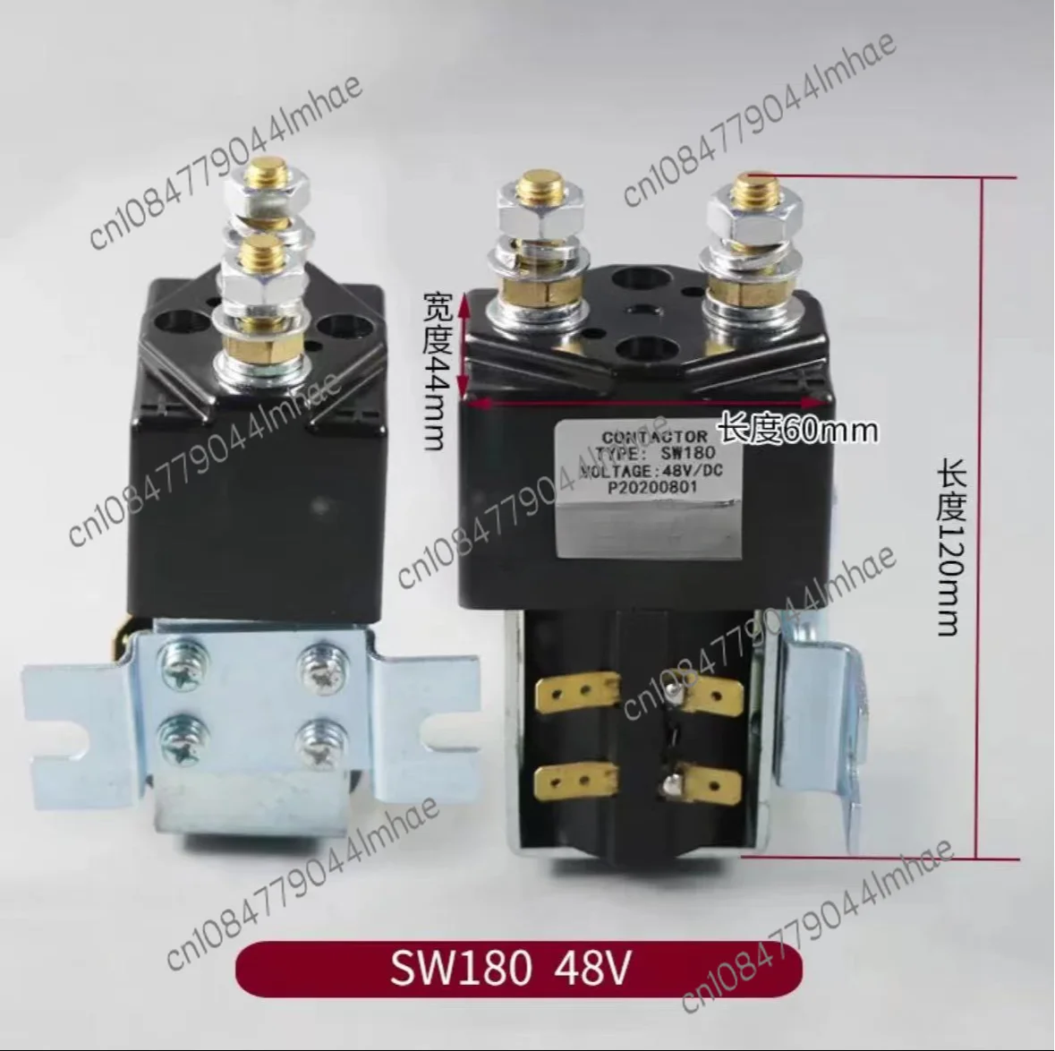 

Contactor SW180 24V 48V 80V 200A SW180B-751 SW180B-108 SW180B-14 24 48 80 Volt Solenoid Relay 200 Amp