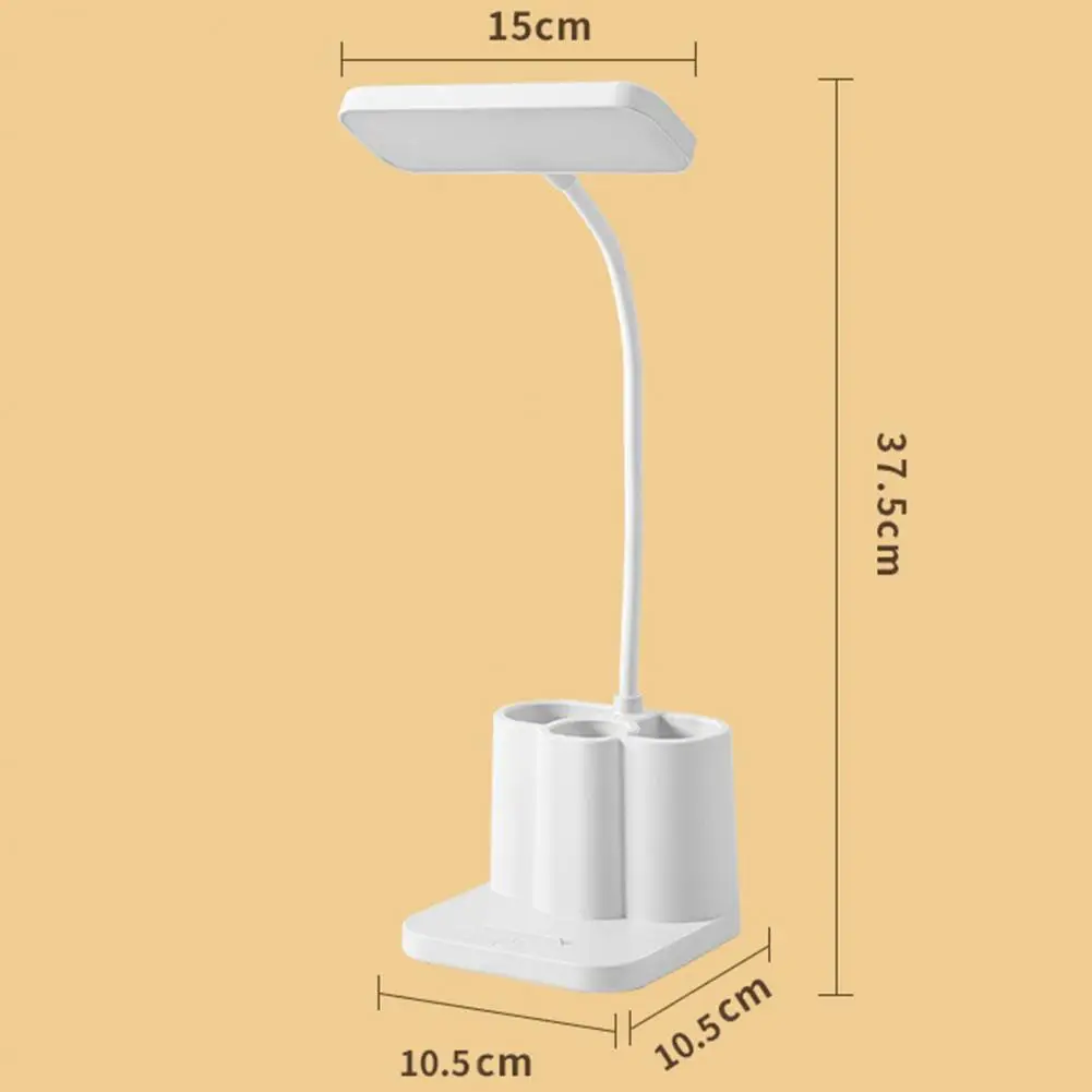 LED 독서 램프, 무단 조도 조절 충전식 조명, 색상 조절 가능, 깜박임 없음, 매우 밝은 기숙사, 구부릴 수 있는 LED 야간 Li