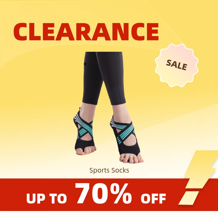 Clearance_Professional Non-slip Gym Yoga Shoes Flat Soft Anti-slip Sole Ballet Fitness Dance Shoes Pilates Yoga Shoes Socks_Cont