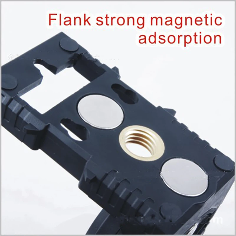 Magnet L-shape Bracket Stand For Laser Level Support 180 Degree Rotating Magnetic Pivoting Base for Wall & Ceiling Mount Bracket