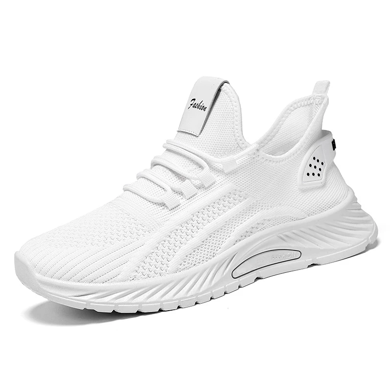 Men Casual Sport Shoes Breathable Lightweight Sneakers Outdoor Flying weaving Running Shoes Athletic Jogging Tenis Walking Shoes