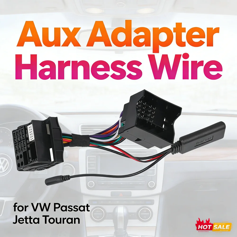 

Аудиоадаптер Bluetooth 5.0 с кабелем для подключения музыкального плеера к автомагнитоле Skoda 2008-2011 RCD RNS