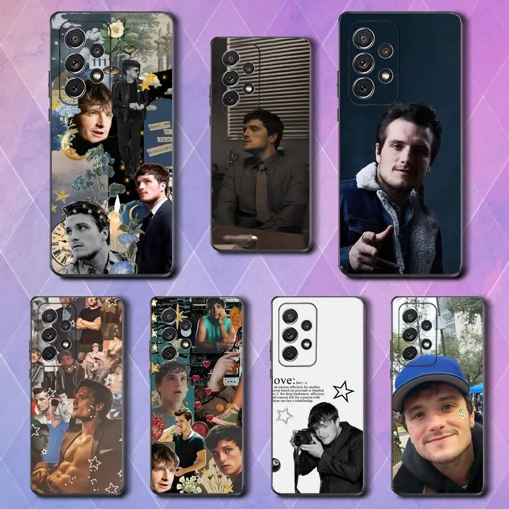 

J-Josh Actor H-Hutcherson Phone Case For Samsung S25,S24,S23,S22,S21,S20,S10,Ultra,Plus,Lite,FE,Soft Silicone Black Cover