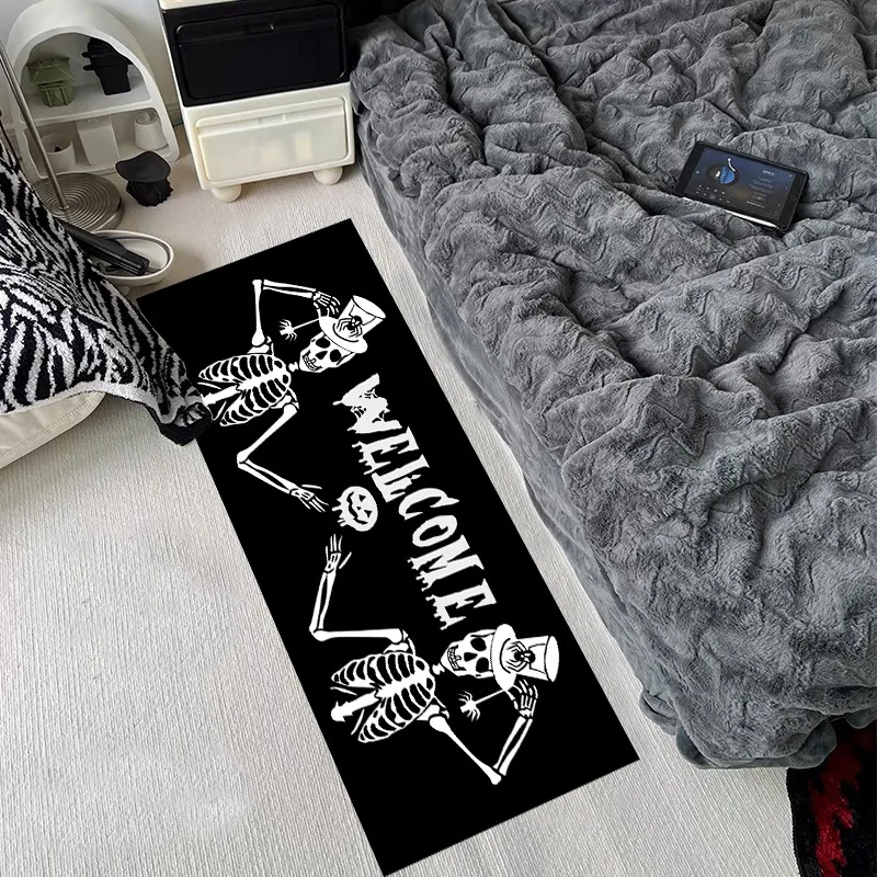 

Skull Gentleman Carpet Abstract Creative Rug Comfortable Refreshing Bedroom Rugs Trendy Living Room Carpets Balcony Rug Alfombra