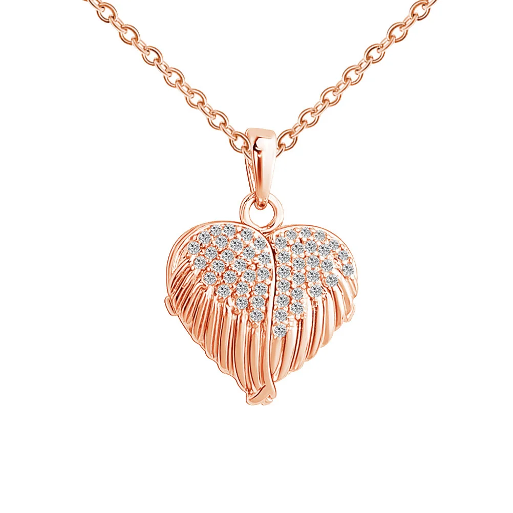 

1Pcs Heart Shaped Copper Necklace Creative Pendant Fine Workmanship Chic Jewelry for Birthday Anniversary Graduation Versatile