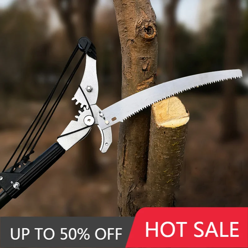 Professional Tree Pruning Saw Garden Fruit Tree Branch Pruner Shears Gardening Telescopic High-altitude Pruning Hand Tools