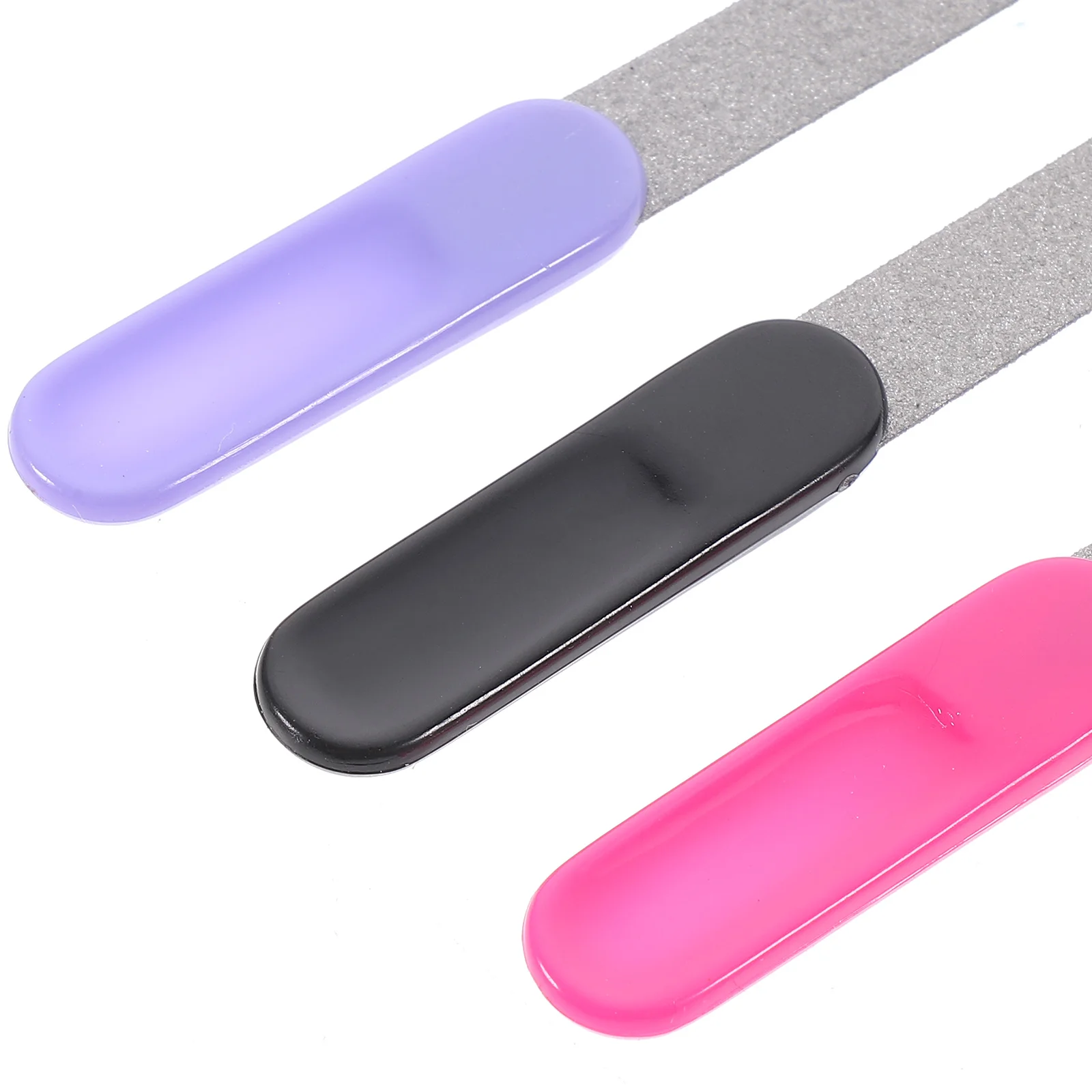 

24pcs Metal Nail Files Carbon Steel Nail Art Grinding Tool For Natural False Nails Sanding Polishing Manicure Pedicure Use