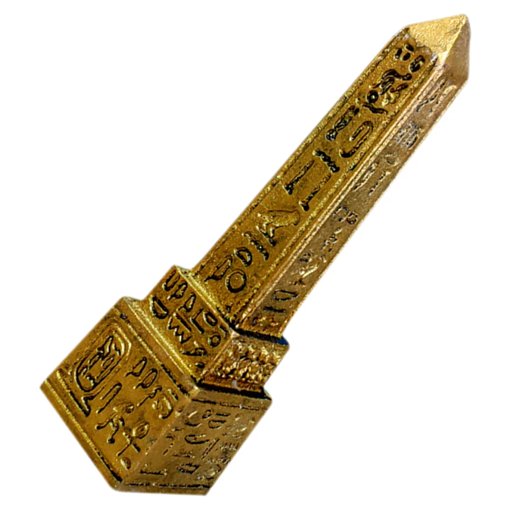 

Obelisk Unique Decor Decorative Figurine Egypt Vintage Souvenir Statue Large Resin