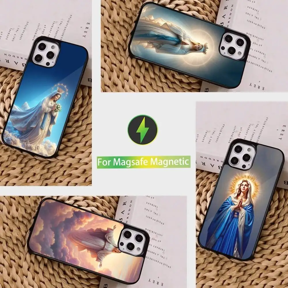 

Virgin De Guadalupe Belief Phone Case For iPhone 16,15,14,13,12,11,Pro,Max,Plus,Mini, Magsafe,Magnetic Wireless Charging Case