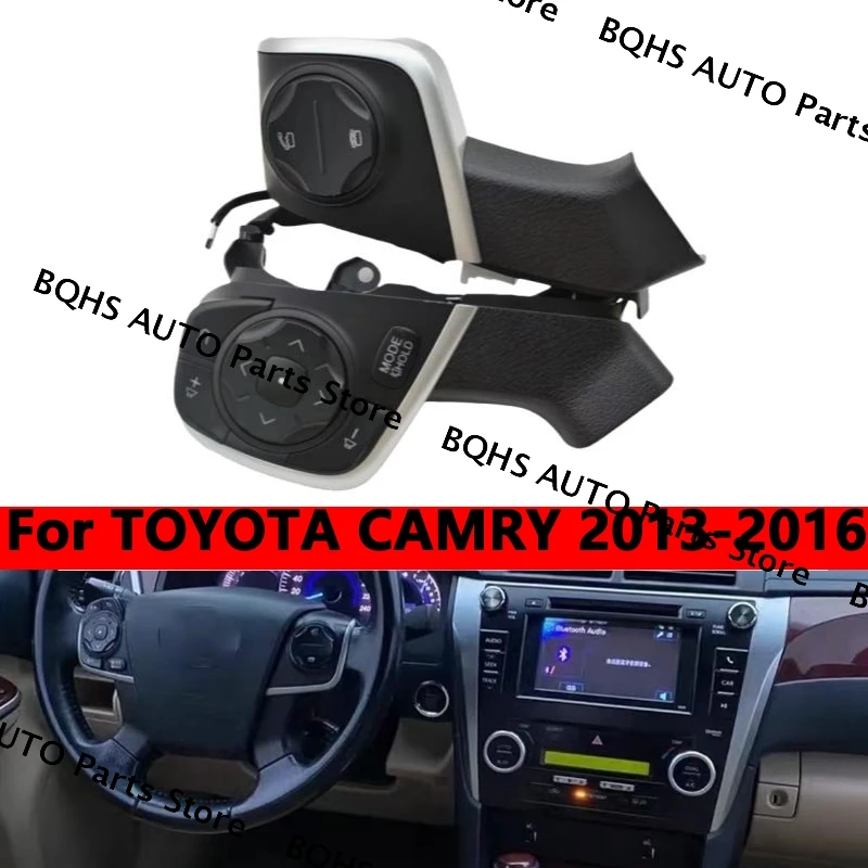 

2 шт./пара, переключатель управления рулевым колесом 84250-33340 8425033340, набор кнопок управления аудио и радио для TOYOTA CAMRY 2013-2016