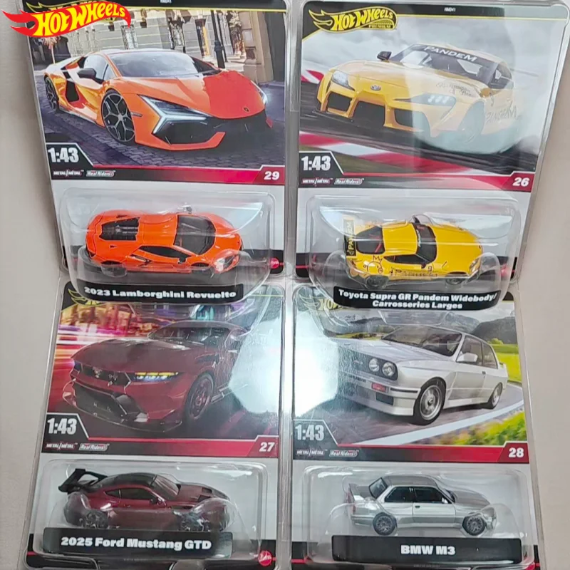 Rodas quentes originais 2026 1:43 hmd41 lamborghini toyota modelos de carros esportivos fundidos sob pressão colecionáveis presente de natal para coletor de modelos