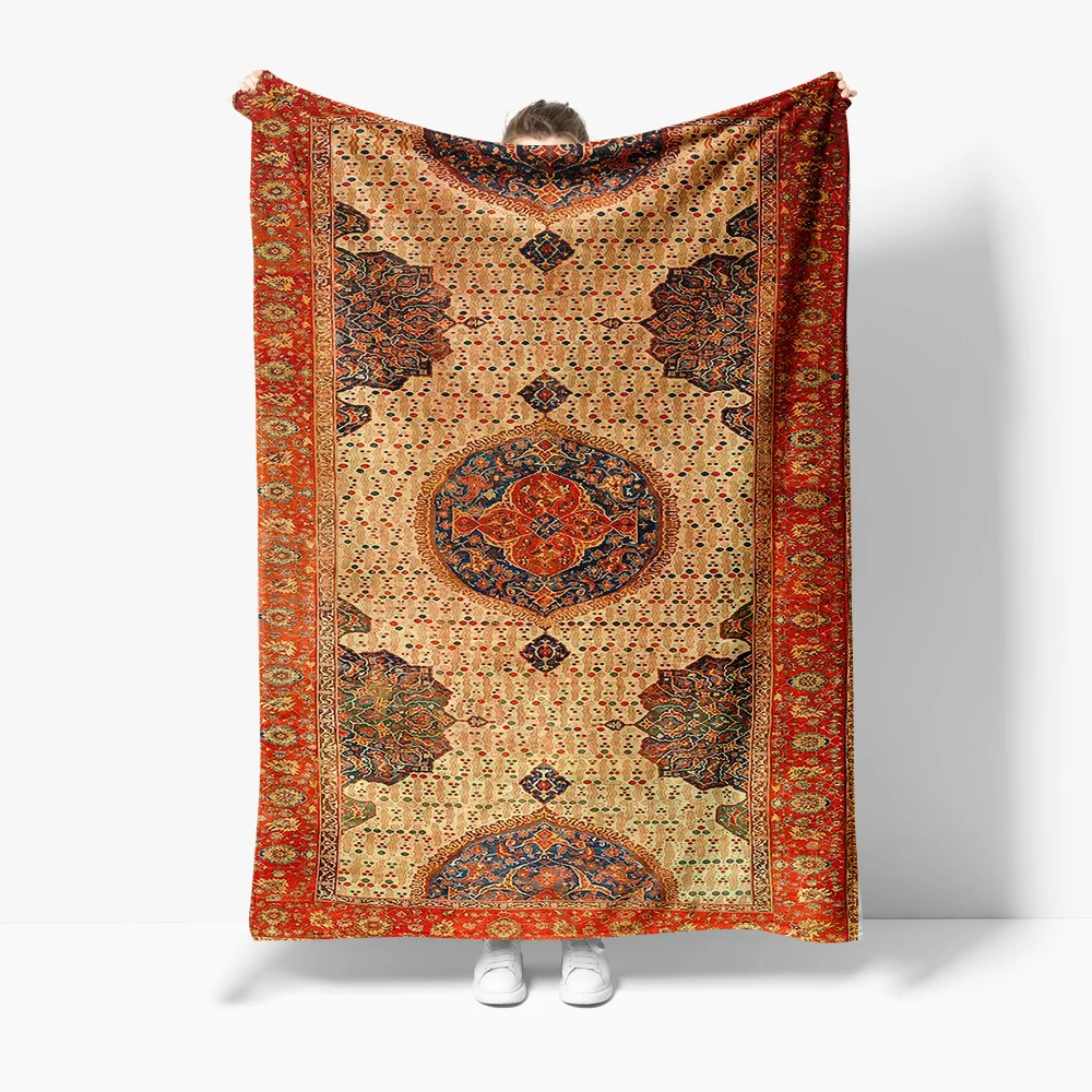Persian Tribal Kilim Rug Vintage Ethnic Handmade Carpet Area Rug Home Decor Floor Mat 130x180cm