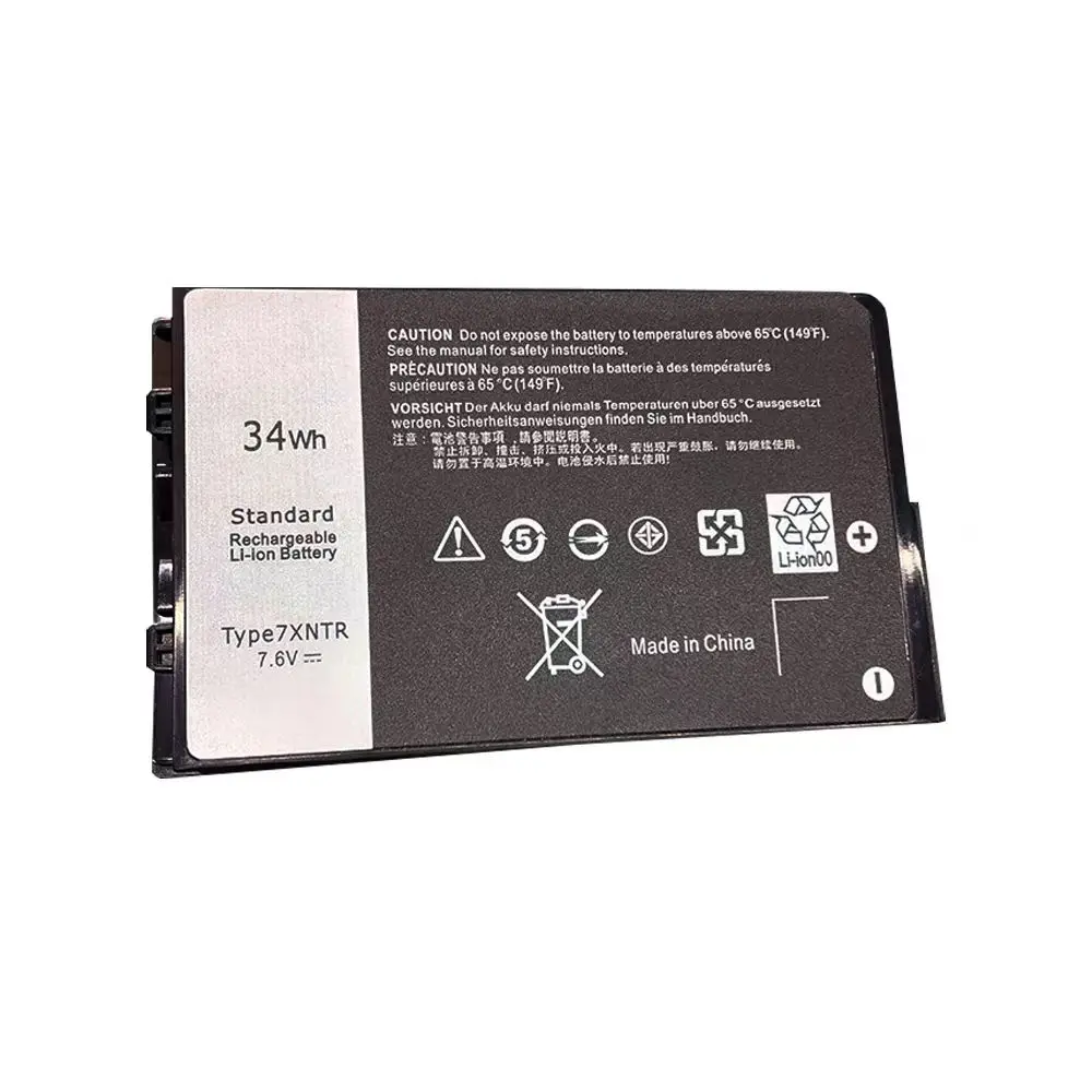 Imagem -03 - Série Tablet Robusto Extremo Bateria do Portátil para Dell Latitude Dell Latitude 7202 7212 7220 02jt7d 2jt7d Fh8rw J82g5 Vw5y4 451-bbbor 7xntr J7htx