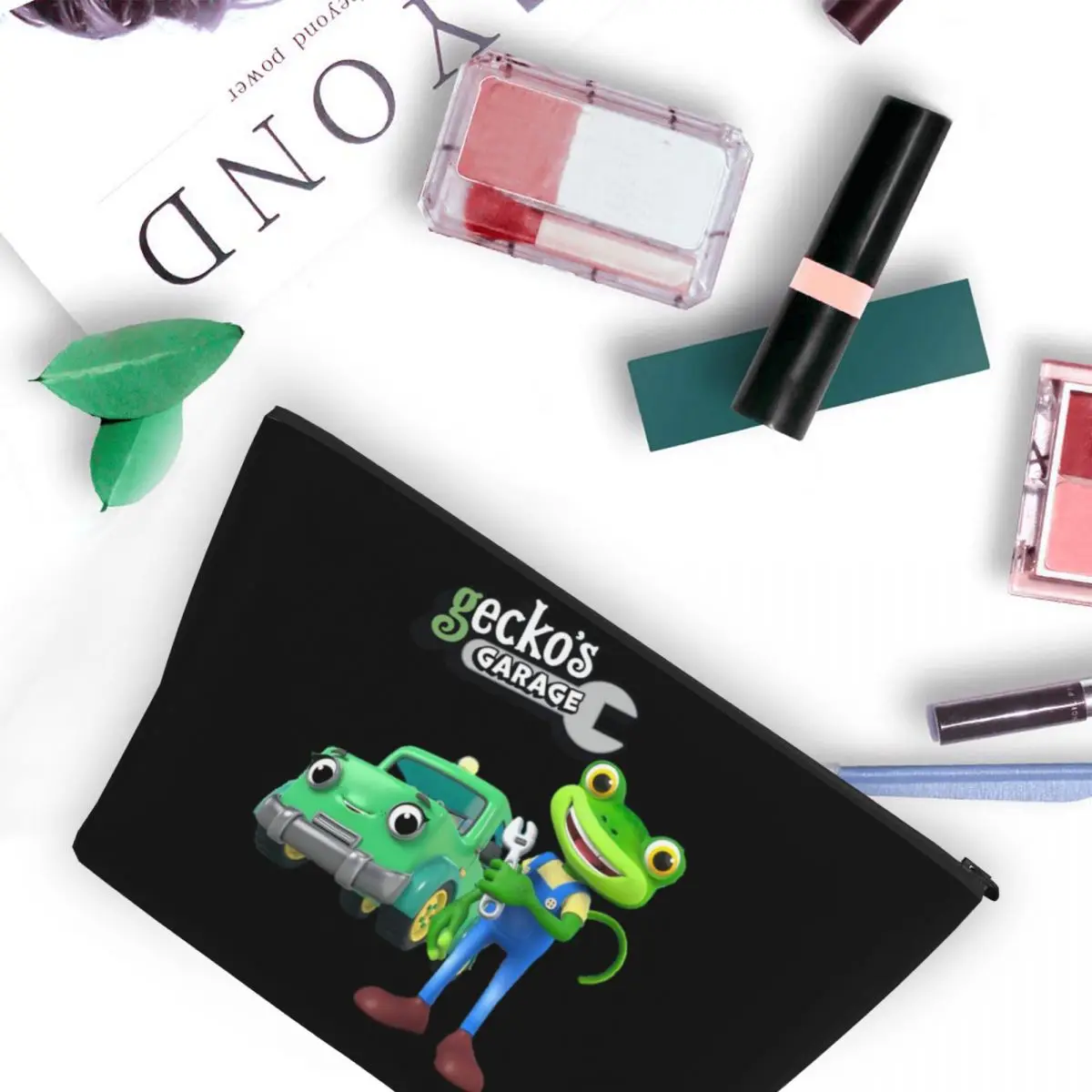 tilly-o-caminhao-de-reboque-geckos-garagem-fixacao-caminhoes-veiculos-viagem-organizador-de-maquiagem-bolsa-armazenamento-de-higiene-pessoal-dopp-kit-caixa
