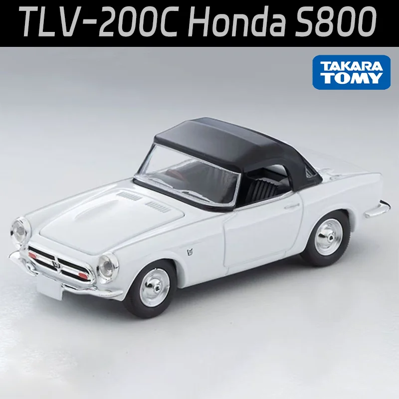 TAKARA TOMY TOMYTEC 1/64 TLV-200C Honda S800 Cabrio Dach Legierung Motor Fahrzeug Diecast Modelle Auto Spielzeug Sammlung Geschenke