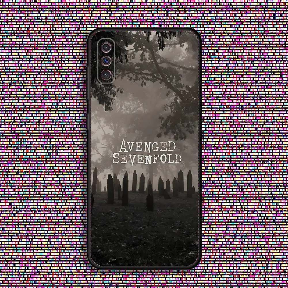 حافظة هاتف A-Avenged S-Sevenfold لهاتف سامسونج S 25,24,23,22,30,21,10,9,Ultra,Plus,Lite,FE,4,5G حافظة سوداء ناعمة