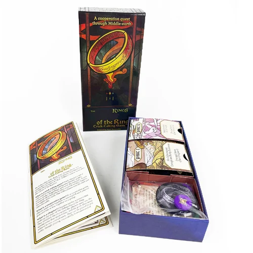 Imagen 2 del producto Juego de mesa The Rings of The Ring, juego de mesa bilingüe, estrategia cooperativa, juego de cartas, aventura