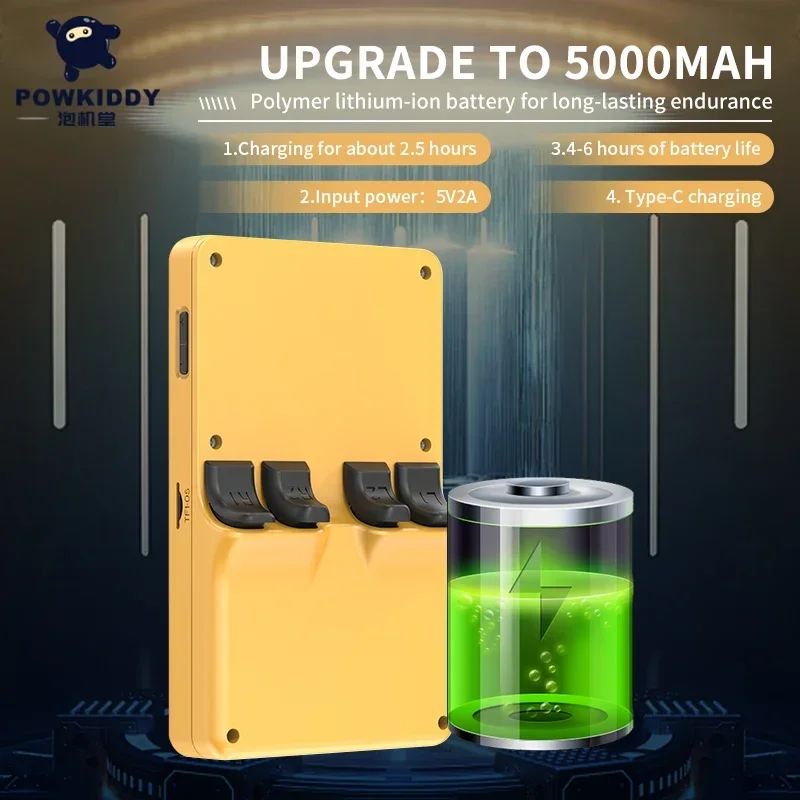 POWKIDDY RGB20SX Retro Nostalgic Portable Handheld Game MachineOpen Source Handheld Joystick Handle Box Psp Arcade Children Gift