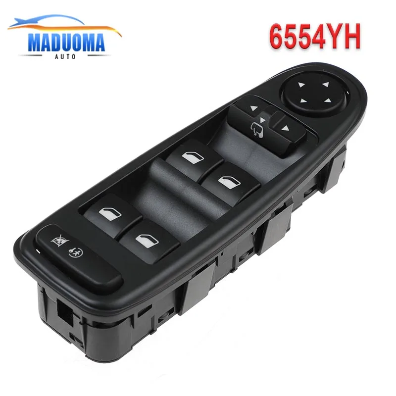 New Window Switch 9pins 6554.YH 6554YH 96639383ZD 662531 2106447 For Citroen C4 2007-2014