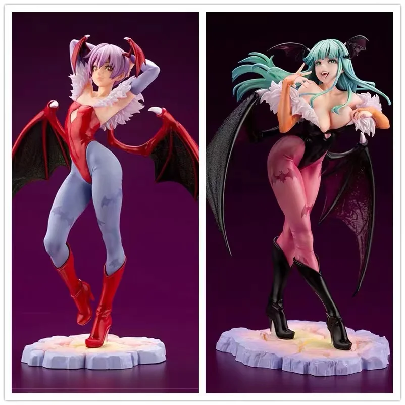 

Morrigan Aensland Anime Demon Warrior Vampireed Hunter Action Figure Toys Darkstalkers Bishoujo Collection Halloween Model Doll