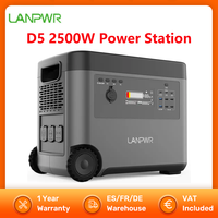 LANPWR D5 2500W Portable Power Station Solar Generator 2160Wh Perfect for Outdoor Camping RV Trip Outdoor Party Home Use