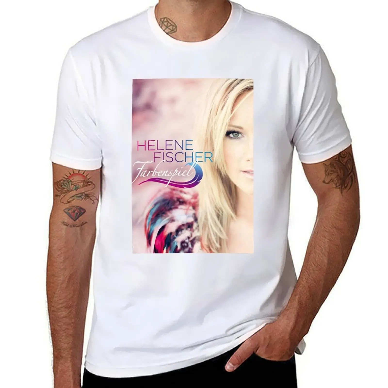 

Day Gift Helene Fischer Cool Gifts T-Shirt cotton t shirt pack t shirt man plain T-Shirt