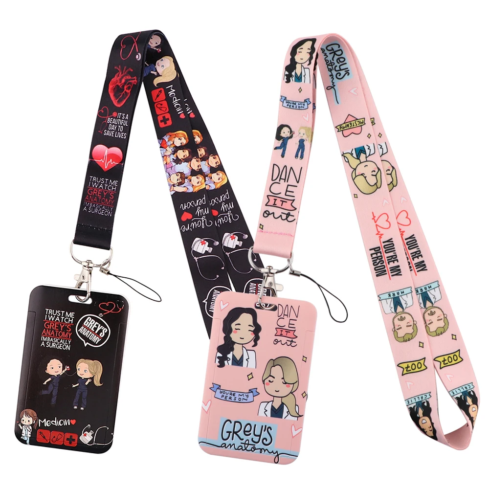 

Ремешок CB789 для анатомии серого цвета, ремешок на шею для доктора, медсестры, ремешок для ключей, ремешок для удостоверения личности, телефона для тренажерного зала с USB-держателем для удостоверения личности, ремешки для рукоделия