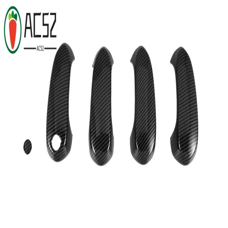 AC52-Carbon Fiber Outside Exterior Door Handle Cover Trim For BMW 3 5 6 Series G20 G30 G31 G32 G01 G02 G05 G06 X3 X4 X5 LHD