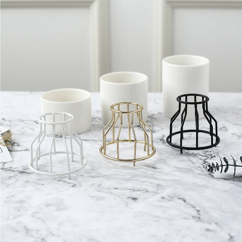 

Iron Art Ceramic Small Vase Black Large Porcelain Pot Breathable Flowerpot for Balcony Table Decoration Ceramic Small Vase